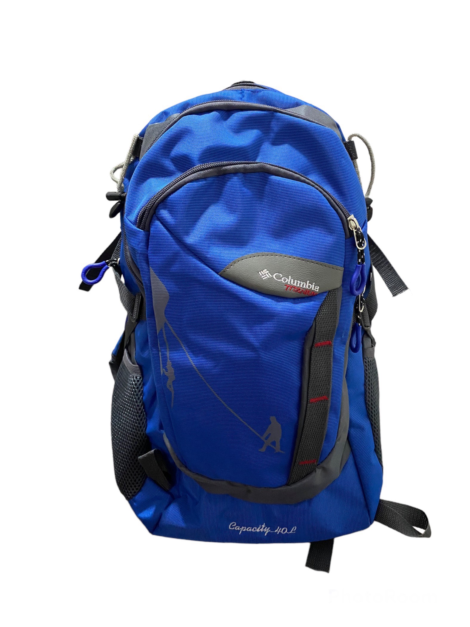 Columbia 40L Backpack With Rain Coat School Work Backpack Hiking Backpack Bag Collection